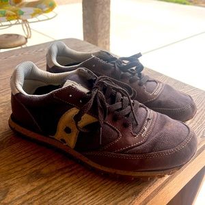 Vegan Saucony Jazz burgundy/Brown